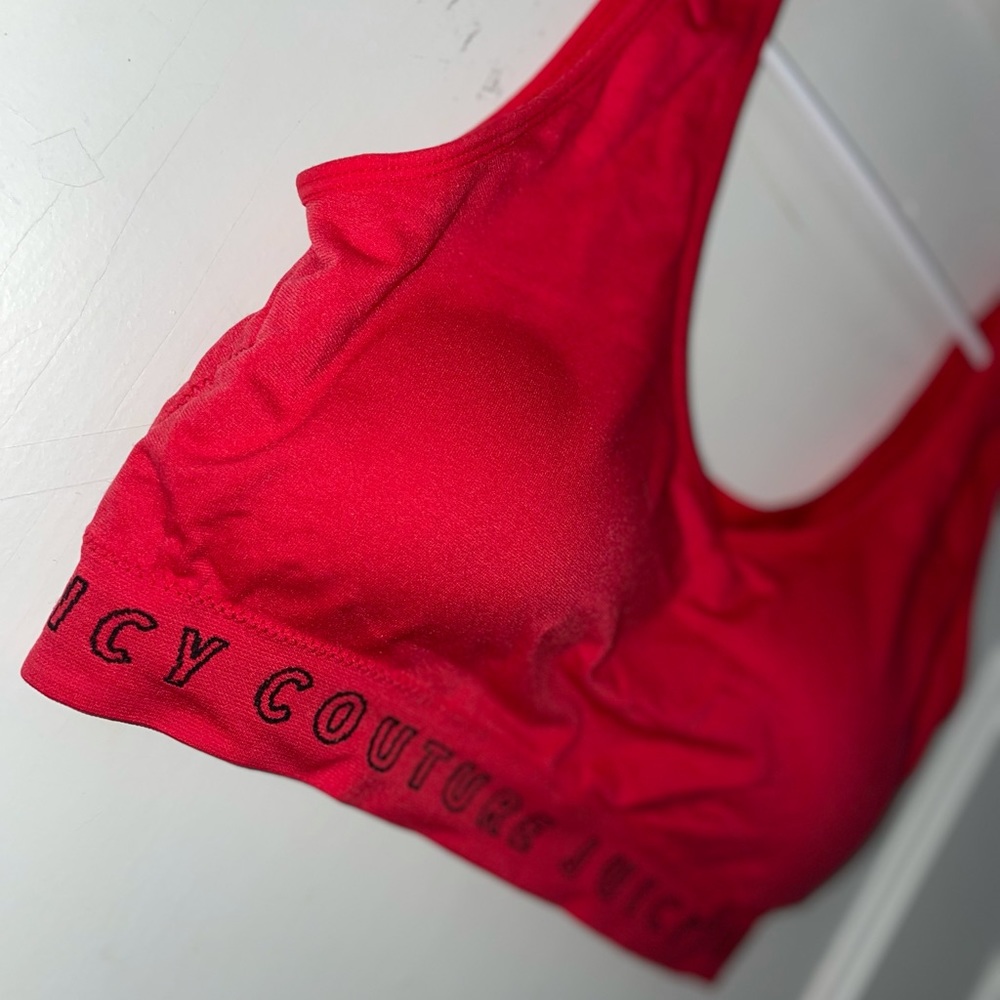Juicy Couture Red Sports Bra, 2X